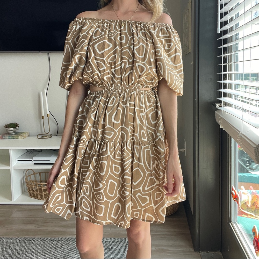 NWT Blu pepper Geo print mini dress